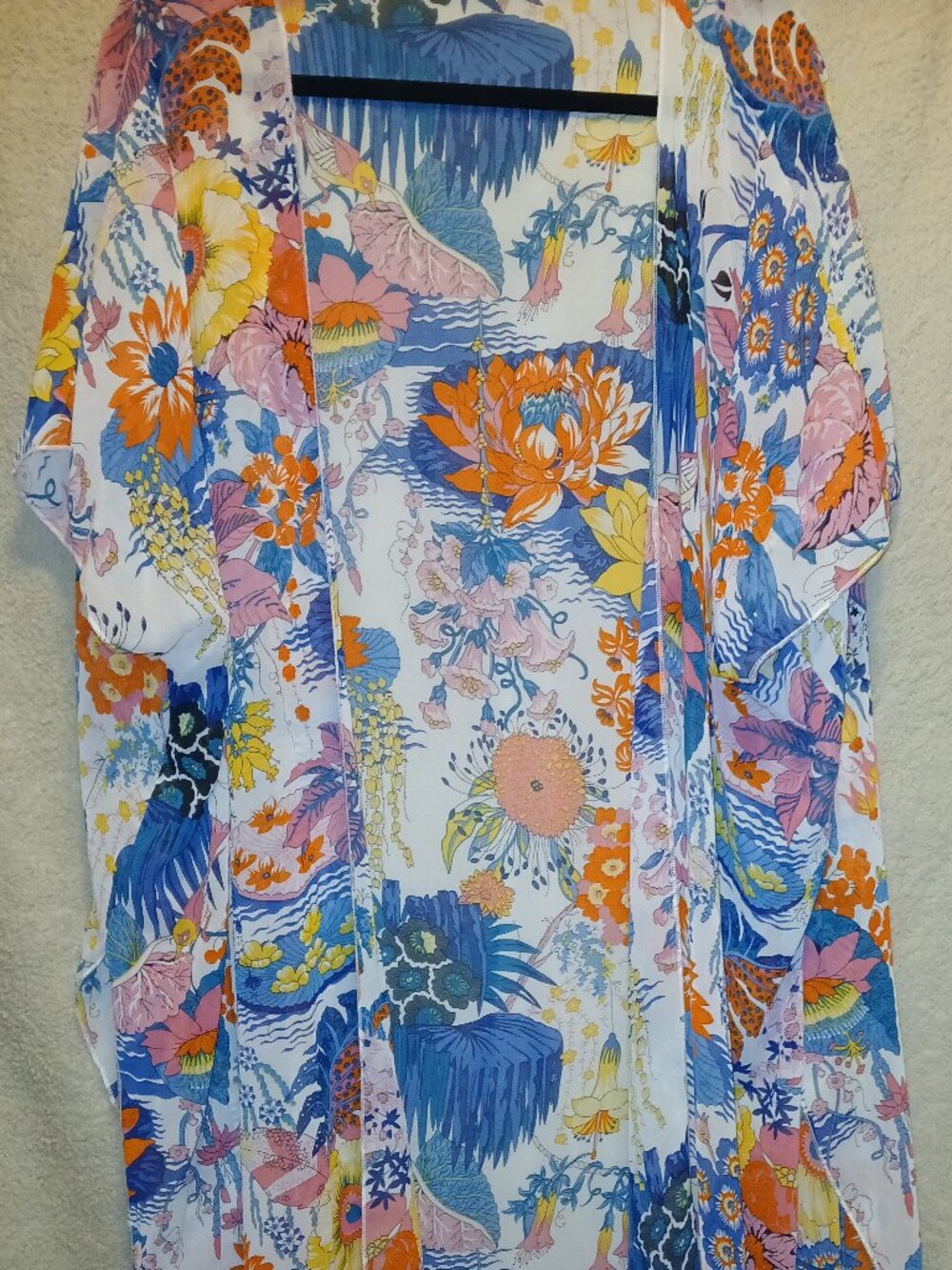 Multi colored beach cover up